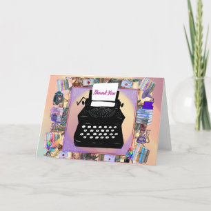 Vintage Thank You Greeting Card