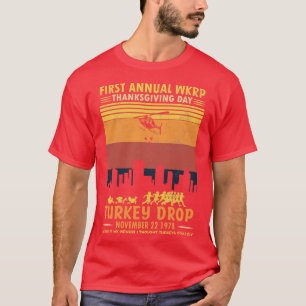 Vintage Thanksgiving 1st Annual WKRP Turkey Drop T-Shirt