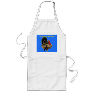 Vintage Thanksgiving Blessings Long Apron