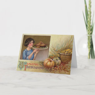 Vintage Thanksgiving card
