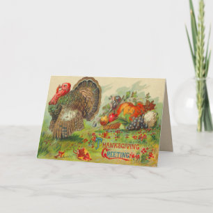 Vintage Thanksgiving Card