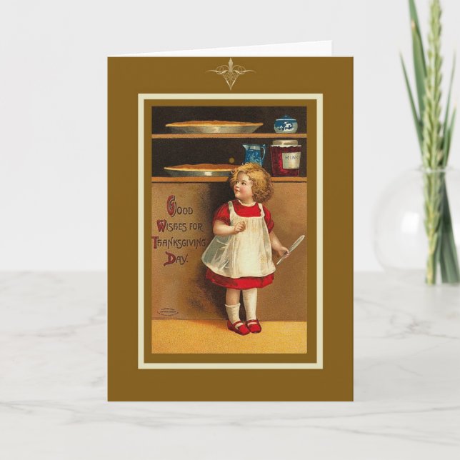 Vintage Thanksgiving Card (Front)