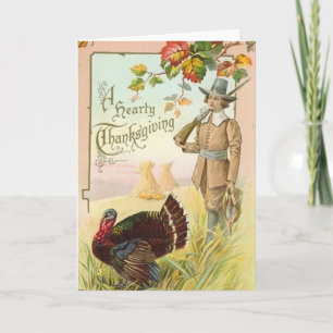 Vintage Thanksgiving Greeting Card
