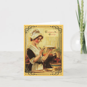 Vintage Thanksgiving Greeting Card