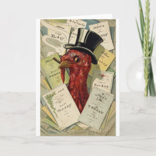 Vintage Thanksgiving Greeting Card