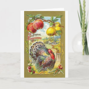 Vintage Thanksgiving Greeting Card
