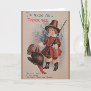 Vintage Thanksgiving Greeting Card