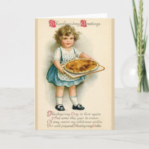 Vintage Thanksgiving Greeting Card
