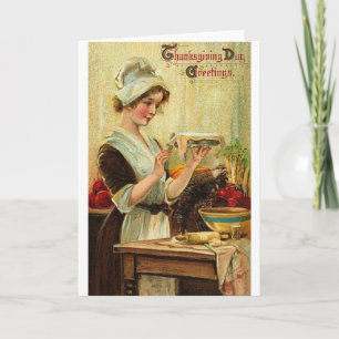 Vintage Thanksgiving Greeting Card