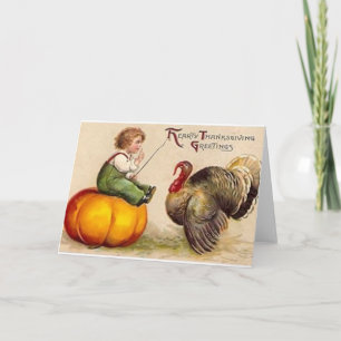 Vintage Thanksgiving Greeting Card