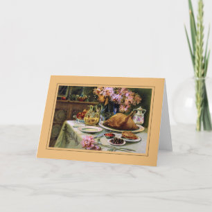 Vintage Thanksgiving Holiday Card