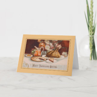 Vintage Thanksgiving Holiday Card