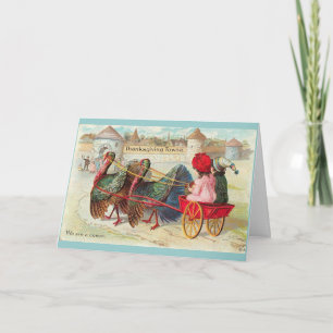 Vintage Thanksgiving Holiday Card
