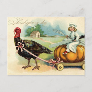 Vintage Thanksgiving Holiday Postcard