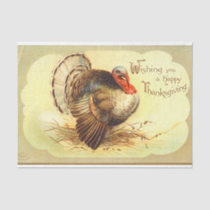 Vintage Thanksgiving Mix Series Design 13 Tissue Paper