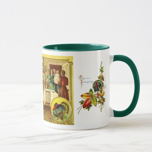 Vintage Thanksgiving Mug (Right)