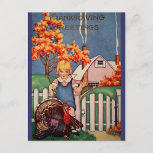 Vintage Thanksgiving Postcard