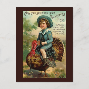 Vintage Thanksgiving Postcard
