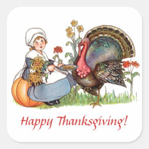 Vintage Thanksgiving Sticker