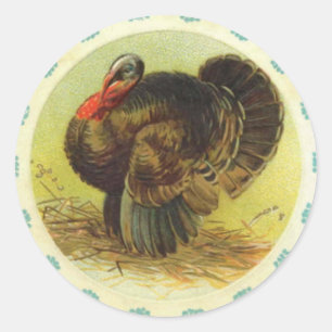 vintage thanksgiving sticker