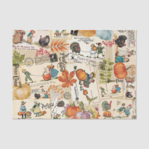 Vintage Thanksgiving Tissue Paper