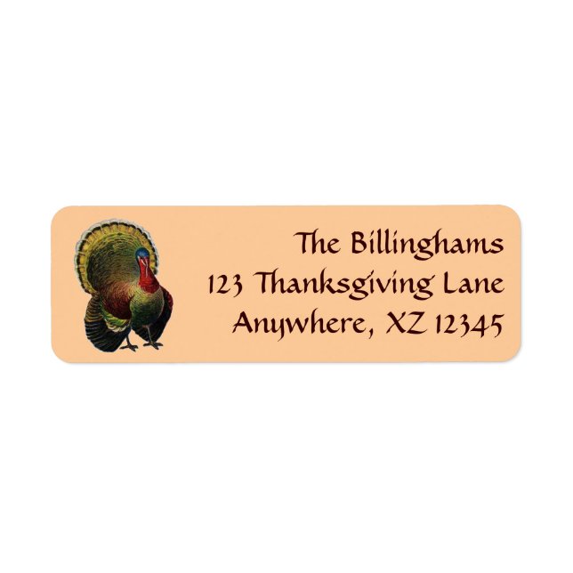 Vintage Thanksgiving Turkey (Front)