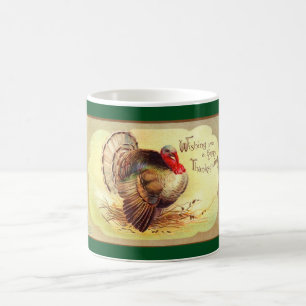 Vintage Thanksgiving Turkey Coffee Mug