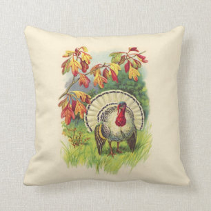 Vintage Thanksgiving Turkey pillow