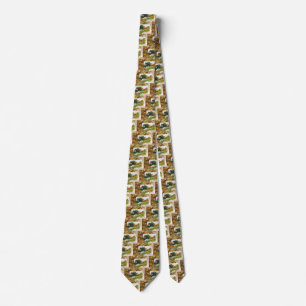 Vintage Thanksgiving, Wild Turkeys Autumn Colours Tie
