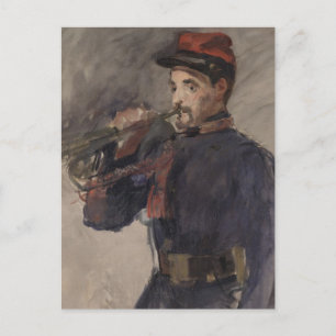 Vintage The Bugler by Edouard Manet Postcard