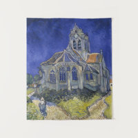 Vintage The church in Auvers-sur-Oise by Van Gogh