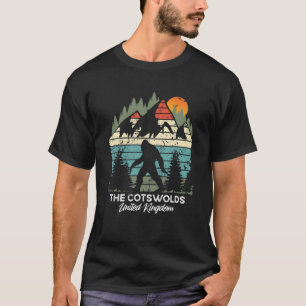 Vintage The Cotswolds Hiking Trail Retro 80'S T-Shirt