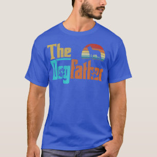 Vintage The Dogfather Bloodhound Dog Owner  T-Shirt