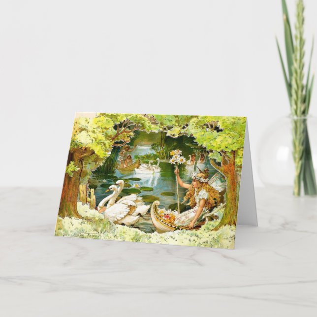 Vintage The Fairies Lake Card (Front)