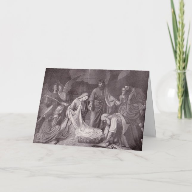 Vintage The First Christmas Card (Front)