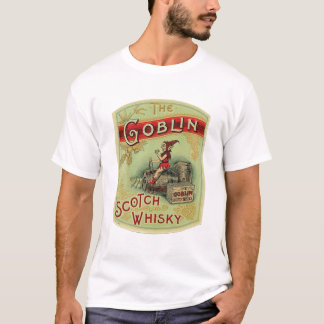 Vintage "The Goblin " Scotch Whiskey Label Shirt