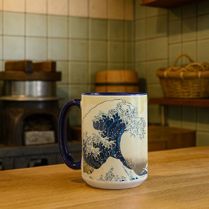 Vintage The Great Wave off Kanagawa Mug