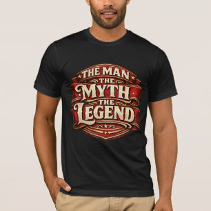 Vintage The Man The Myth The Legend Father's Day T-Shirt