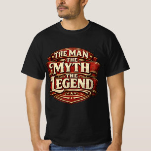Vintage The Man The Myth The Legend Father's Day T-Shirt