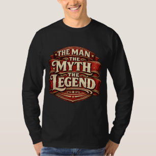 Vintage The Man The Myth The Legend Father's Day T-Shirt