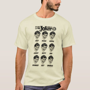 Vintage "The Many Moods of The Joker" Chart T-Shirt