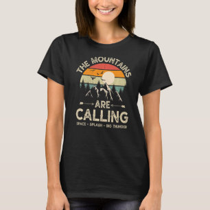 Vintage The Mountains Are Calling Space Splash Big T-Shirt