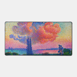 Vintage The Pink Cloud (1896) painting Desk Mat