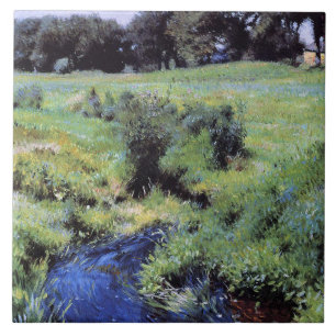 Vintage The Pool Medfield by Dennis Bunker Tile