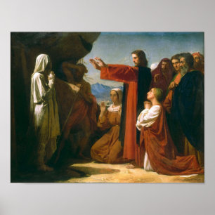 Vintage The Raising of Lazarus Poster