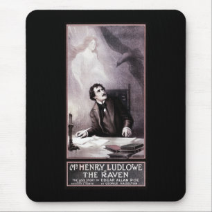 Vintage The Raven Theatrical Mouse Mat