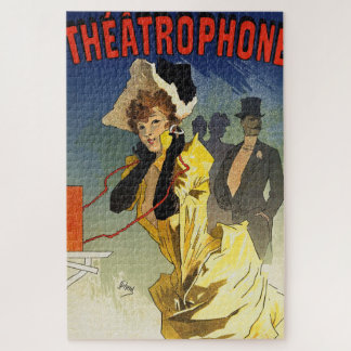 Vintage Theater Advertising Poster Art Painting Jigsaw Puzzle