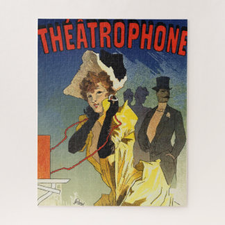 Vintage Theatre Advertising Poster Art Painting Jigsaw Puzzle