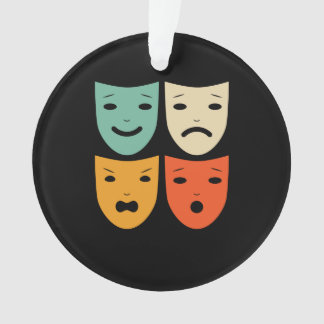 Vintage Theatre Masks Theatre Actress Drama Actor Ornament