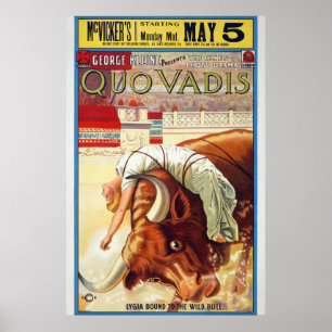 Vintage Theatre/Performance Advertisement  Poster